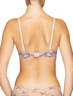 Steamy Floral Padded Lace Balconette Bra