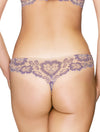 Lauma, Nude Lace String Tanga, On Model Back, 04J60