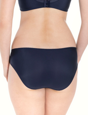 Lauma, Navy Mid Waist Panties, On Model Back, 04K52