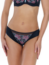 Lauma, Black String Panties, On Model Front, 05K60