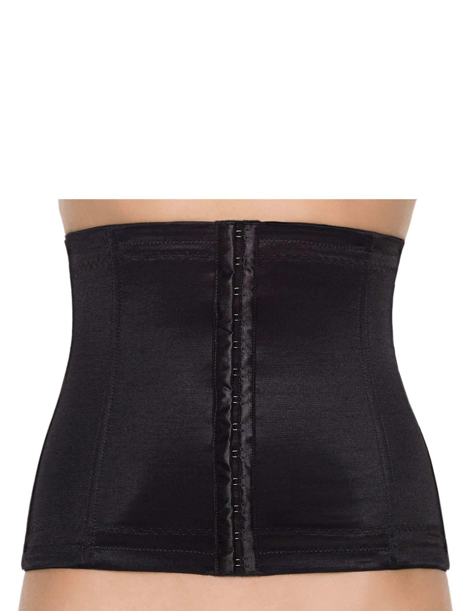 Lauma, Black Waist Chincher, On Model Front, 06640