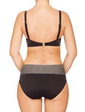 Lauma, Black Swimwear Bikini Top, On Model Back, 06G20