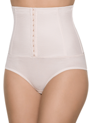 Lauma, Beige Tummy Control Panties, On Model Front, 07174