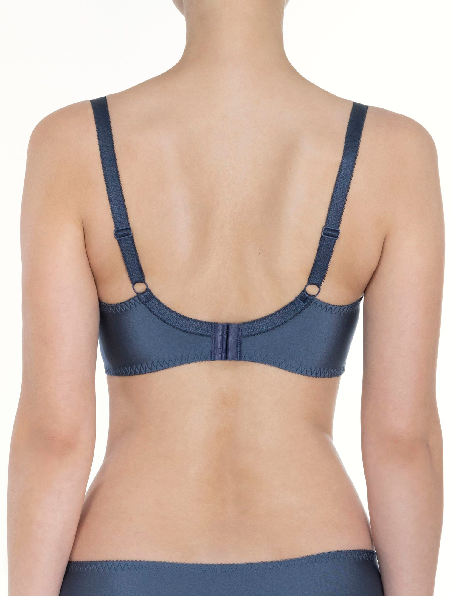 Lauma, Grey Underwired Bra, On Model Back, 07K20