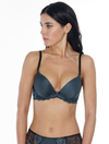 Lauma, Dark Grey Push-up Bra, On Model Front, 07K35