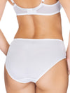 Lauma, White Mid Waist Panties, On Model Back, 08C50