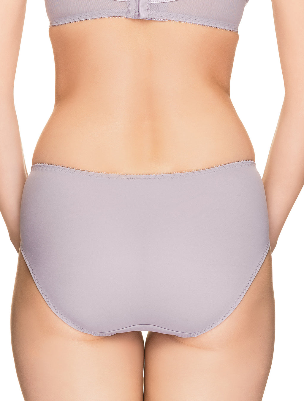 Lauma, Violet Mid Waist Panties, On Model Back, 08C50