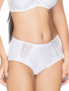 Lauma, White High Waist Panties, On Model Front, 08C51