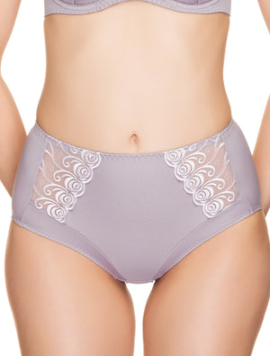Lauma, Violet High Waist Panties, On Model Front, 08C51