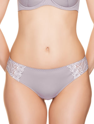 Lauma, Violet String Tanga Panties, On Model Front, 08C60