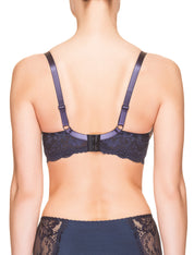 Lauma, Blue Half Padded Bra, On Model Back, 08H40