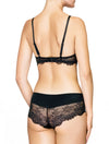 Lauma, Black Lace Shorts Panties, On Model Back, 08J70