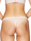 Lauma, Nude Mid Waist String Panties, On Model Back, 10B62