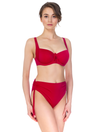 Lauma, Red Bikini Bottom, On Model Front, 12J51