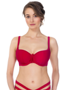 Lauma, Red Bikini Top, On Model Front, 12J31