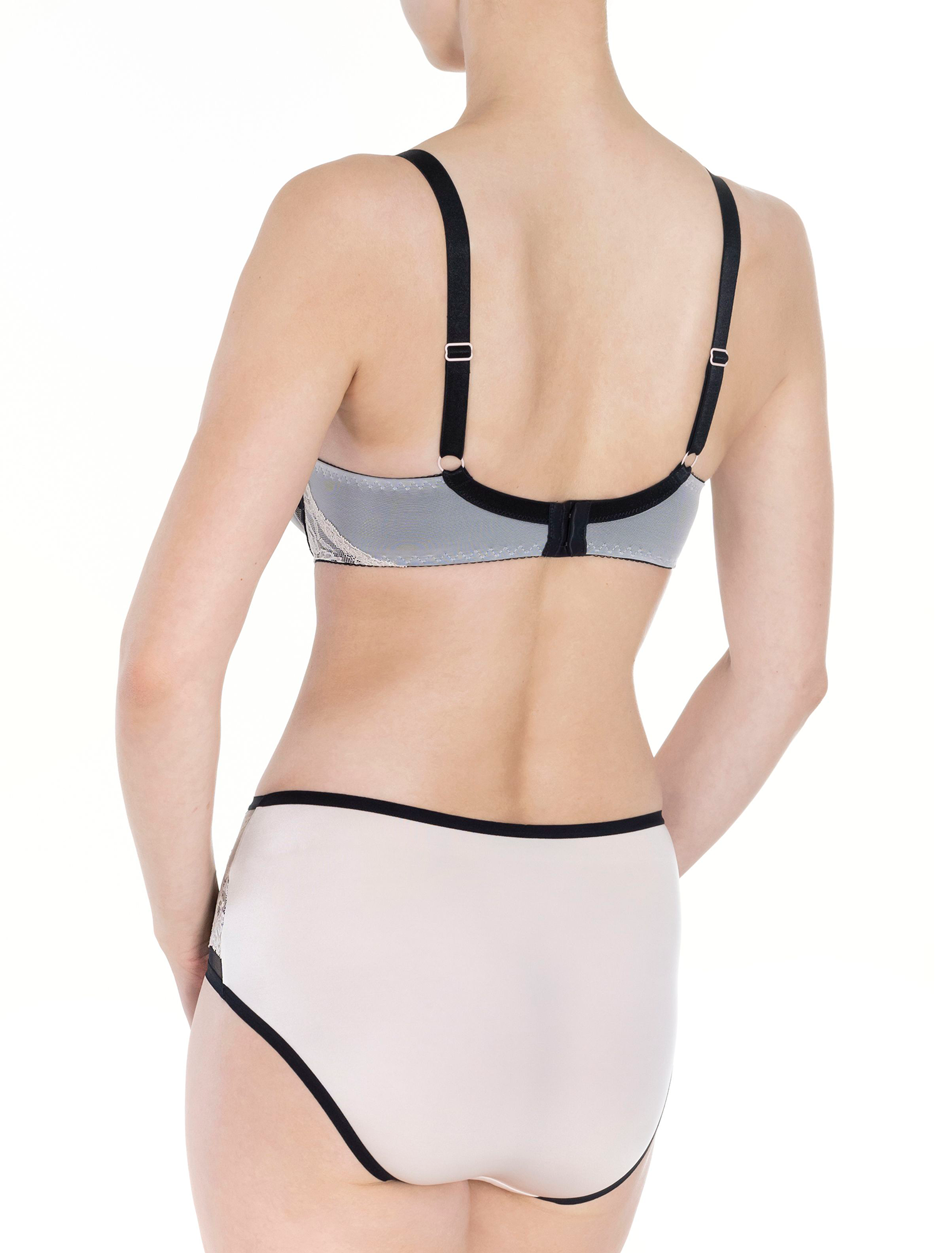 Lauma, Ivory High Waist Panties, On Model Back, 12K53