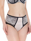 Lauma, Ivory High Waist Panties, On Model Front, 12K53