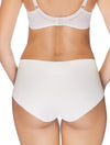 Lauma, Nude Seamless Mid Waist Panties, On Model Back, 14B50
