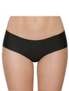 Lauma, Black Seamless Mid Waist Shorts, On Model Front, 14B70
