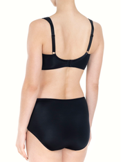 Lauma, Black Underwired Bra, On Model Back, 14K22