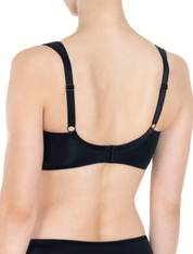 Lauma, Black Underwired Bra, On Model Back, 14K22