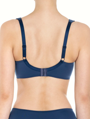 Lauma, Blue Underwired Bra, On Model Back, 14K22