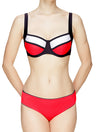Lauma, Red Bikini, On Model Front, 16J50