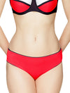 Lauma, Red Bikini Bottom, On Model Front, 16J50