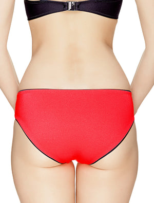 Lauma, Red Bikini Bottom, On Model Back, 16J50