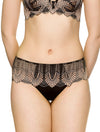 Lauma, Black Lace Shorts, On Model Front, 17J70
