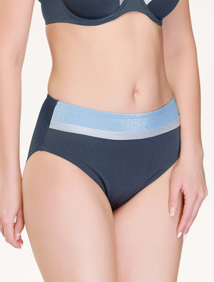 Lauma, Grey Bikini Bottom, On Model Front, 19J51