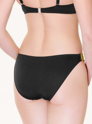 Lauma, Black Bikini Bottom, On Model Back, 19J52