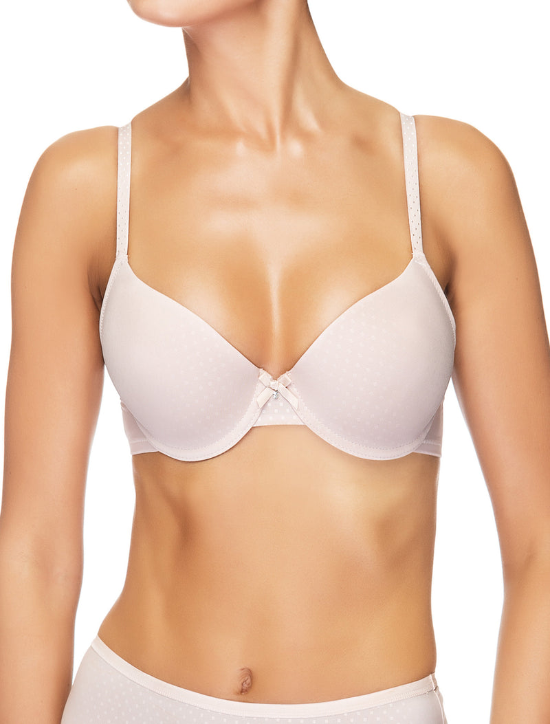 Lauma, Nude Moulded Padded Bra, On Model Front, 20F30