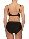 Lauma, Black High Waist Panties, On Model Back, 20F51