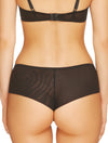 Lauma, Black Mid Waist Shorts Panties, On Model Back, 20H70