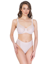 Lauma, Beige Non-padded Moulded Underwired Bra, On Model Front, 20K22