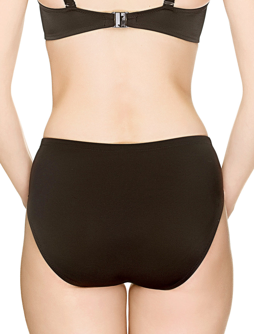 Lauma, Black Bikini Bottom, On Model Back, 21J51