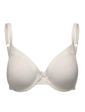 Lauma, White Moulded T-shirt Bra, On Model Front, 22F30