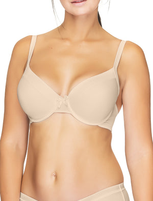 Lauma, Nude Moulded T-shirt Bra, On Model Front, 22F30