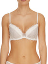 Lauma, Ivory Lace Push Up Bra, On Model Front, 23H10
