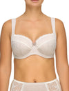 Lauma, Ivory Underwired Soft-cup Bra, On Model Front, 23H20