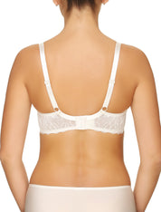 Lauma, Ivory Underwired Half-padded Bra, On Model Back, 23H40