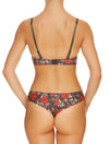 Lauma, Grey Moulded Push Up Bra, On Model Back, 27H35