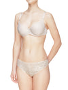 Lauma, Nude Lace Brazilian Briefs, On Model Front, 29C61