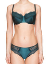 Lauma, Green Mid Waist Panties, On Model Front, 31H50