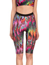 Lauma, Multicolour Bike Shorts, On Model Front, 34F54