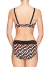 Lauma, Black High Waist Bikini Bottom, On Model Back, 34H52