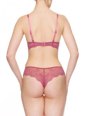 Lauma, Pink String Panties, On Model Back, 35J60