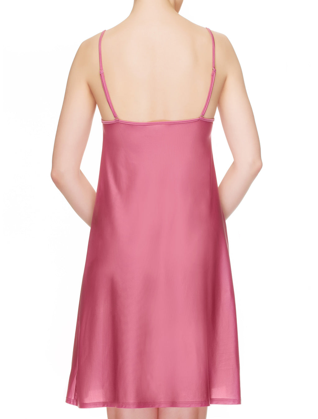 Lauma, Pink Night Dress, On Model Back, 35J90