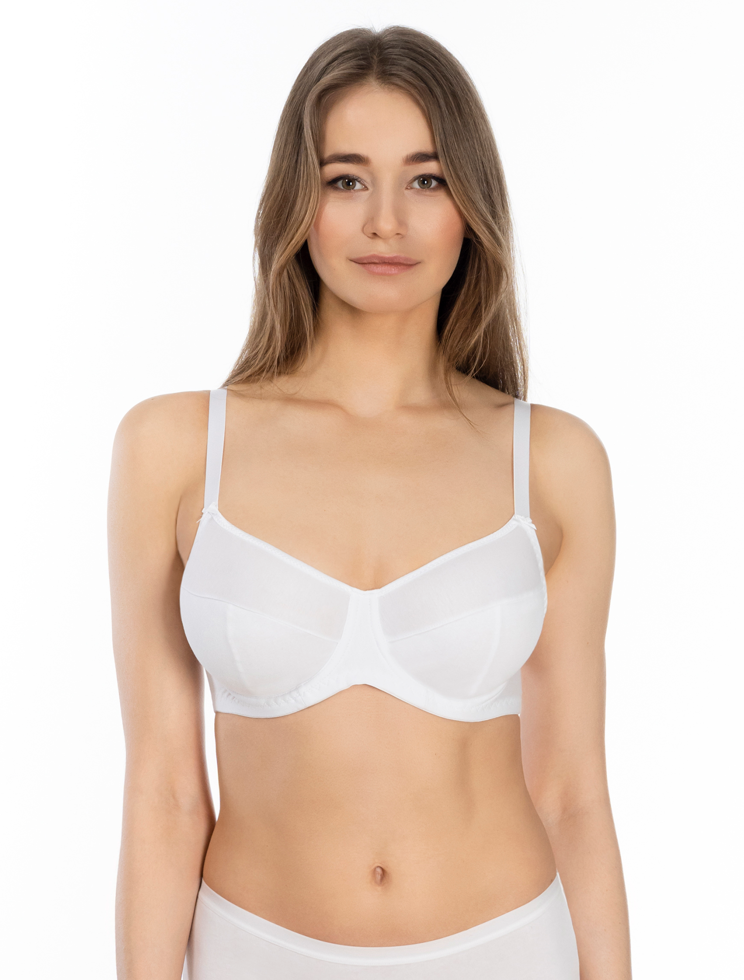 Natural Cotton Soft Underwired Non-Padded Cotton Full Cup Bra